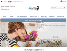 Tablet Screenshot of hairandwigs.com